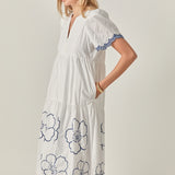 Blossom Edge Midi Dress