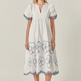 Blossom Edge Midi Dress