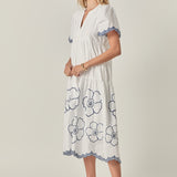 Blossom Edge Midi Dress