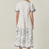 Blossom Edge Midi Dress
