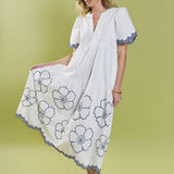 Blossom Edge Midi Dress