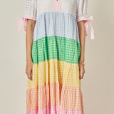 Sunni Color Block Midi Dress