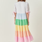 Sunni Color Block Midi Dress