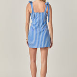 Tie the Knot Striped Mini Dress
