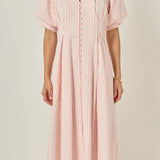Everly Seersucker Striped Midi Dress