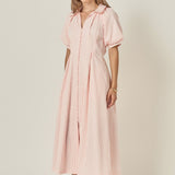 Everly Seersucker Striped Midi Dress