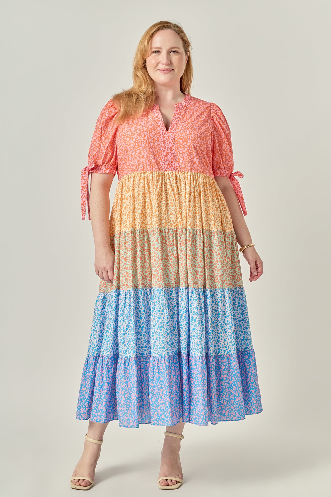 dianne tiered floral midi dress Diane floral embroidered openwork midi dress XL / White