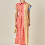 Bloom Block Midi Dress