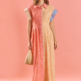 Bloom Block Midi Dress
