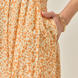 Bloom Block Midi Dress