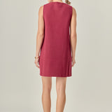 Stitch Detail Knit Mini Dress