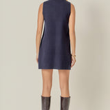 Stitch Detail Knit Mini Dress