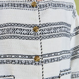 Sienna Striped Tweed Cardigan