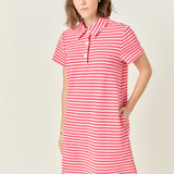 Lauren Stretch Striped Mini Dress