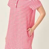 Lauren Stretch Striped Mini Dress