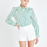 Stripe Shirt in Green