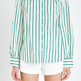 Stripe Shirt in Green