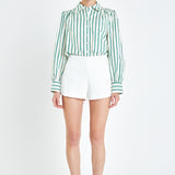 Stripe Shirt in Green