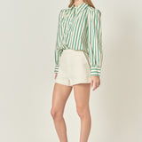 Stripe Shirt in Green