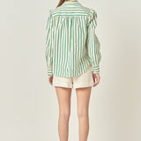 Stripe Shirt in Green