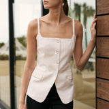 Tailored Vest Top