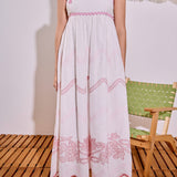 Elodie Embroidered Maxi Dress
