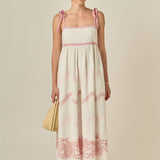 Elodie Embroidered Maxi Dress