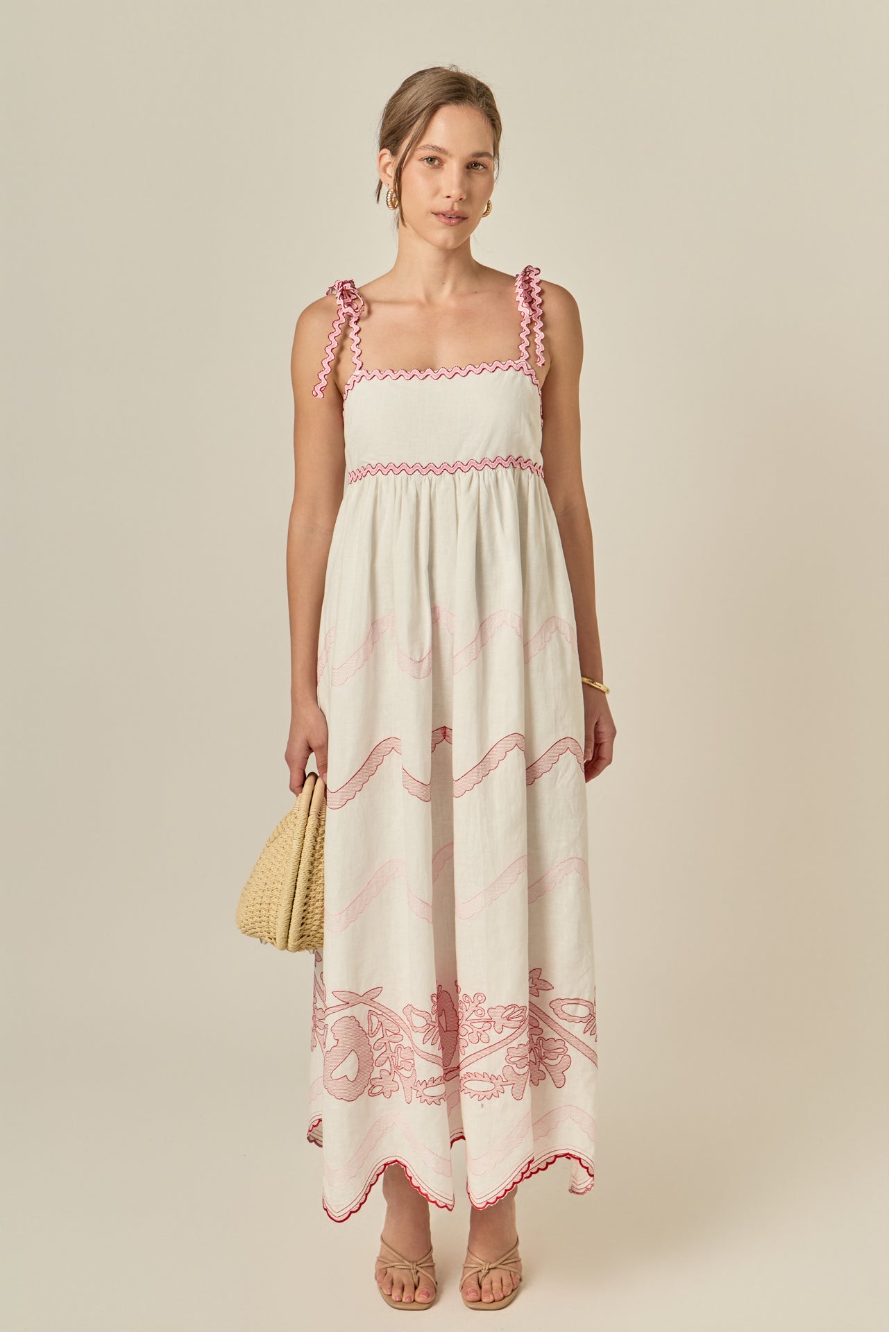 Women's Maxi Dresses | Ric Rac, Tiered, Ruffled English Factory Women's Maxi Dresses | Ric Rac, Tiered, Ruffled English Factory