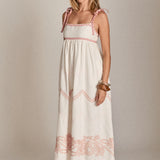 The Elodie Embroidered Maxi Dress