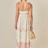 Elodie Embroidered Maxi Dress