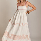 The Elodie Embroidered Maxi Dress