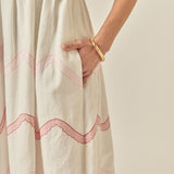 Elodie Embroidered Maxi Dress