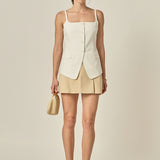 Linen Sleeveless Vest