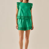 The Elara Embroidered Top