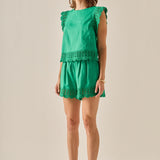 The Elara Embroidered Top