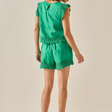The Elara Embroidered Top