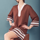 Ric Rac Tunic Mini Dress