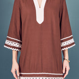 Ric Rac Tunic Mini Dress