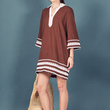 Ric Rac Tunic Mini Dress