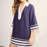 Ric Rac Tunic Mini Dress