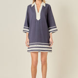 Ric Rac Tunic Mini Dress