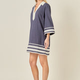 Ric Rac Tunic Mini Dress