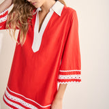 Ric Rac Tunic Mini Dress