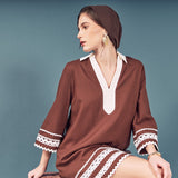 Ric Rac Tunic Mini Dress