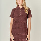 Textured Mini Dress