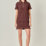 Textured Mini Dress