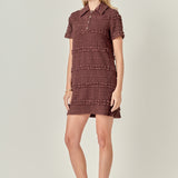 Textured Mini Dress