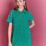Textured Mini Dress
