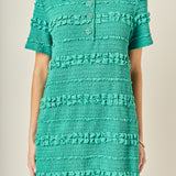 Textured Mini Dress
