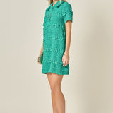 Textured Mini Dress
